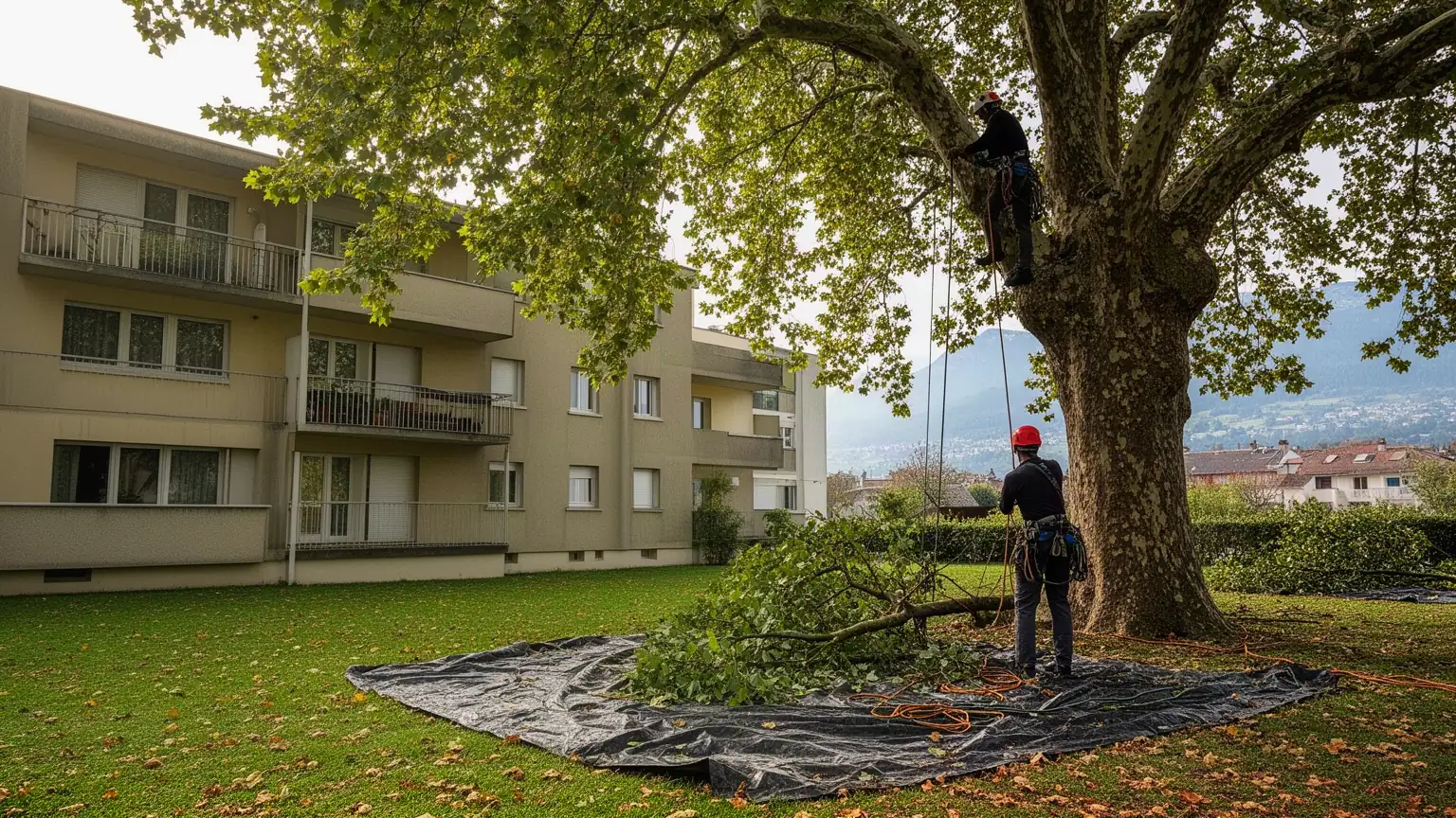 Élagage et abattage à Grenoble : votre arboriste grimpeur expert